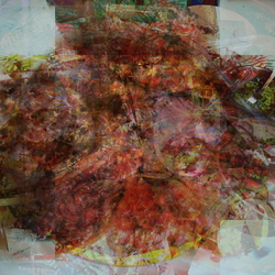 Délire, empilement de photos